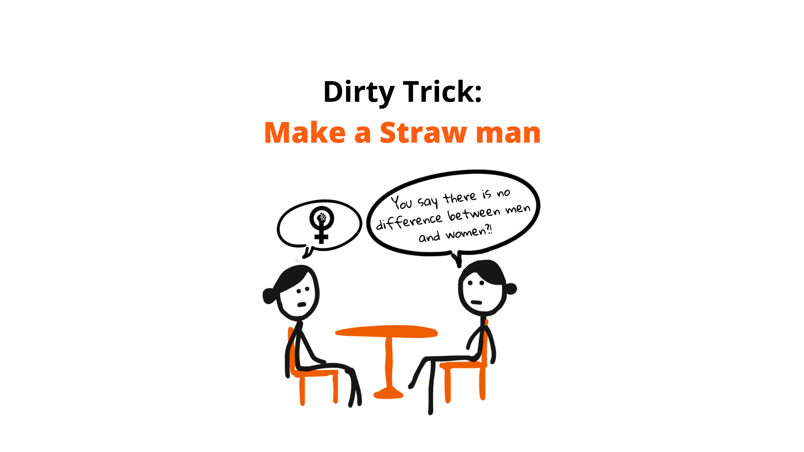 straw man fallacy